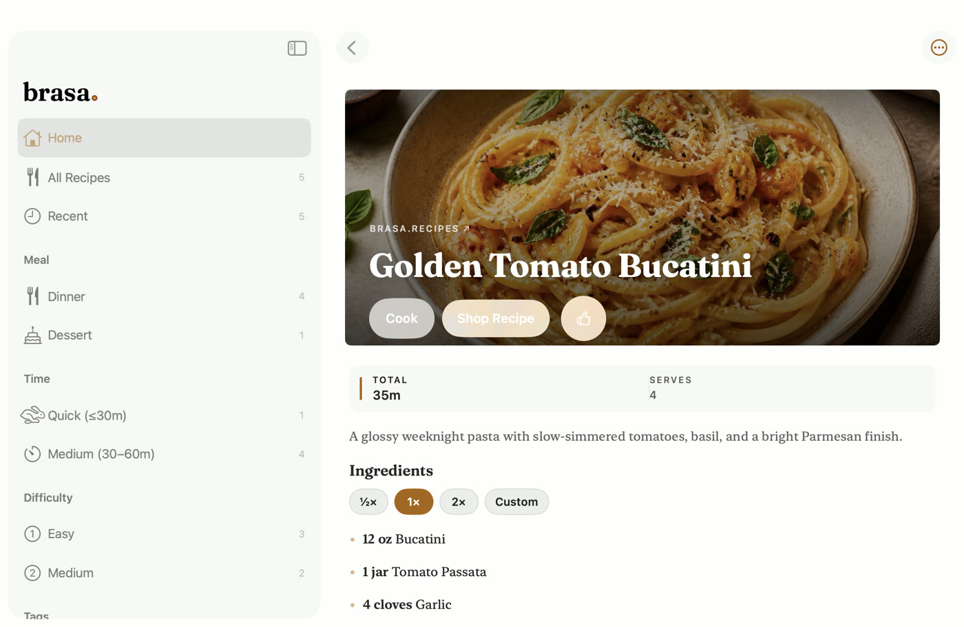 The Brasa library on Mac